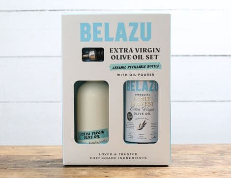 Olive Oil & Ceramic Bottle Gift Set, B-Corp, Non-Organic