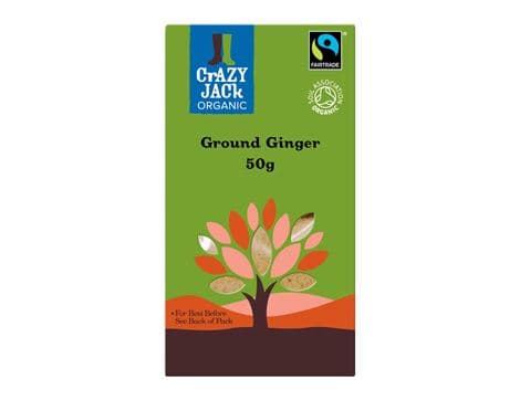 Ginger, Ground, Fairtrade, Crazy Jack (50g)