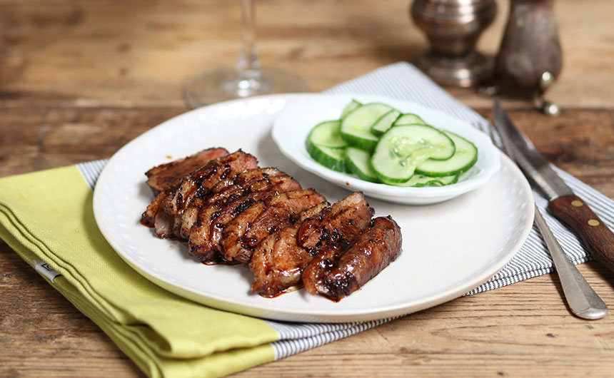 Organic Sweet & Soy Duck with Pickled Cucumber Abel & Cole