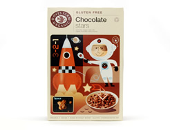 Organic Chocolate Stars, Gluten Free, Doves Farm (375g)