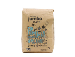 Organic Jumbo Porridge Oats, Pimhill (850g)