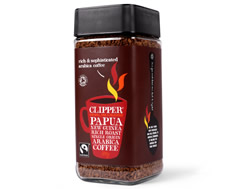 Papua New Guinea Instant Coffee, Fairtrade, Clipper (100g)