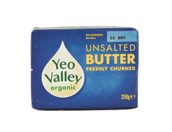 Butter, Unsalted, Yeo Valley (250g)