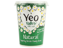 Organic Natural Yogurt, Yeo Valley (500g)