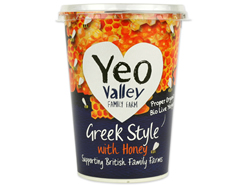 Greek Style Natural Yogurt with Honey, Yeo Valley (450g)