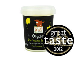 Organic Natural Yoghurt, Brown Cow (500g)