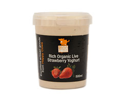 Strawberry Yoghurt, Brown Cow (500g)
