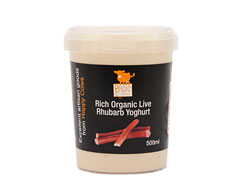 Rhubarb Yoghurt, Brown Cow (500g)