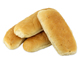 Organic White Finger Rolls, Authentic Bread Co. (pack of 4)
