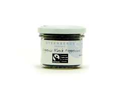 Organic Black Peppercorns, Fairtrade, Steenbergs (63g)
