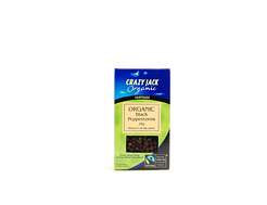 Organic Black Peppercorns, Crazy Jack (50g)