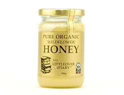 Organic Wildflower Honey, Set, Littleover Apiary (340g)