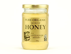 Organic Acacia Honey, Clear, Littleover Apiary (340g)