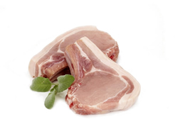 Pork Loin Chops, Bone In, (400g, pack of 2)