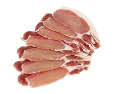 Back Bacon, Unsmoked (250g)