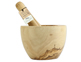 Olive Wood Pestle & Mortar (14cm avg)