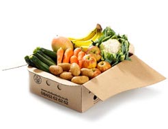medium mixed box of organic fruit & veg