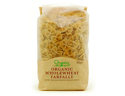Farfalle, Wholewheat, Organico (500g)