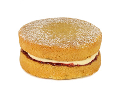 Organic Victoria Sponge (6")