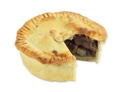 Individual Beef & Root Vegetable Pie, Abel & Cole (285g)