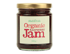 Organic English Raspberry Jam, Abel & Cole (340g)