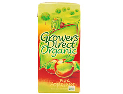 Organic Apple Juice, Growers Direct (1ltr)
