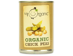 Organic Chickpeas, Mr Organic (400g)