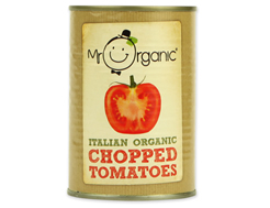  Chopped Tomatoes, Tinned, Mr Organic (400g)