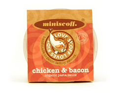 Fresh Chicken & Bacon Family Friendly Ragu Sauce, Miniscoff (320g)