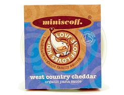 Organic Fresh West Country Cheddar Family Friendly Cheese Sauce, Miniscoff (320g)