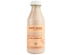 Organic Strawberry Yogurt Smoothie, Court Lodge  (500ml)