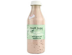 Apple & Blackberry Yogurt Smoothie, Court Lodge (500ml)