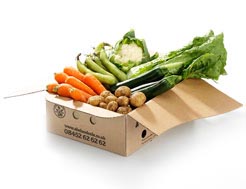 medium mixed box of organic fruit & veg