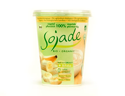 Organic Banana Soya Yogurt, Sojade (400g)