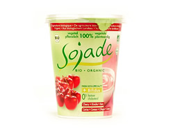 Organic Cherry Soya Yogurt, Sojade (400g)