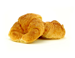 Organic Croissants, all butter, Authentic Bread Co. (pack of 2)