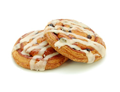 Organic Cinnamon & Raisin Danish, Authentic Bread Co. (pack of 2)