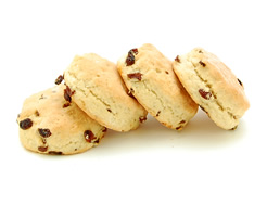 Organic Fruit Scones (pack of 4)