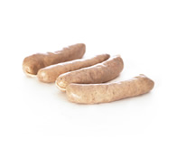 sausages and burgers