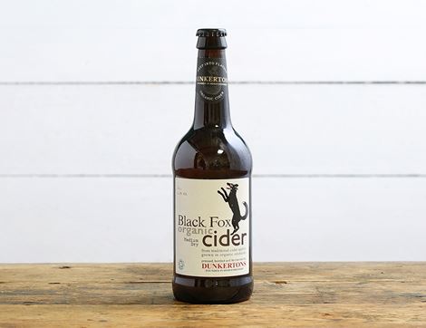 Black Fox Sparkling Cider, Organic, Dunkertons (500ml)