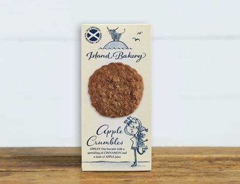 Apple Crumble Biscuits, Organic, Island Bakery (125g)