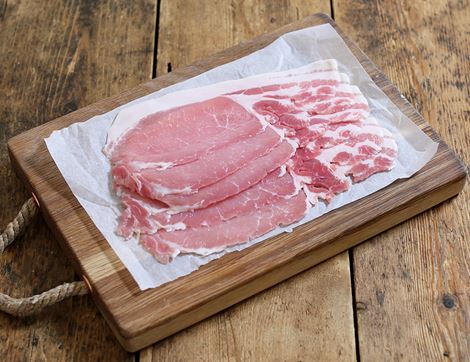 Back Bacon, Unsmoked, Nitrate-Free, Organic, Helen Browning's (184g)