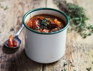 Balsamic Roasted Thyme & Tomato Soup