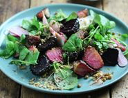 Persian Sweet & Sour Baby Beets & Herby Lentils