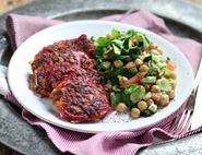 Halloumi & Beetroot Fritters