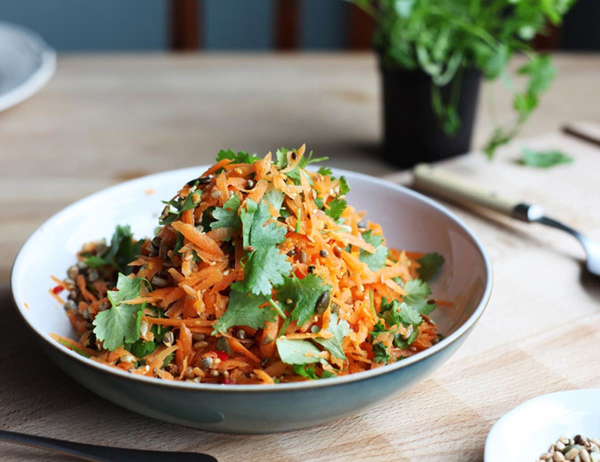 Seedy, Spicy Carrot Salad 