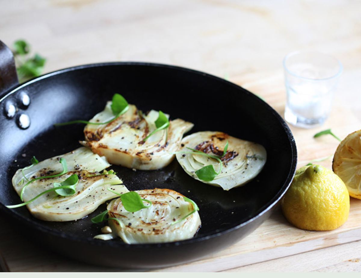 Sizzled Fennel Steaks