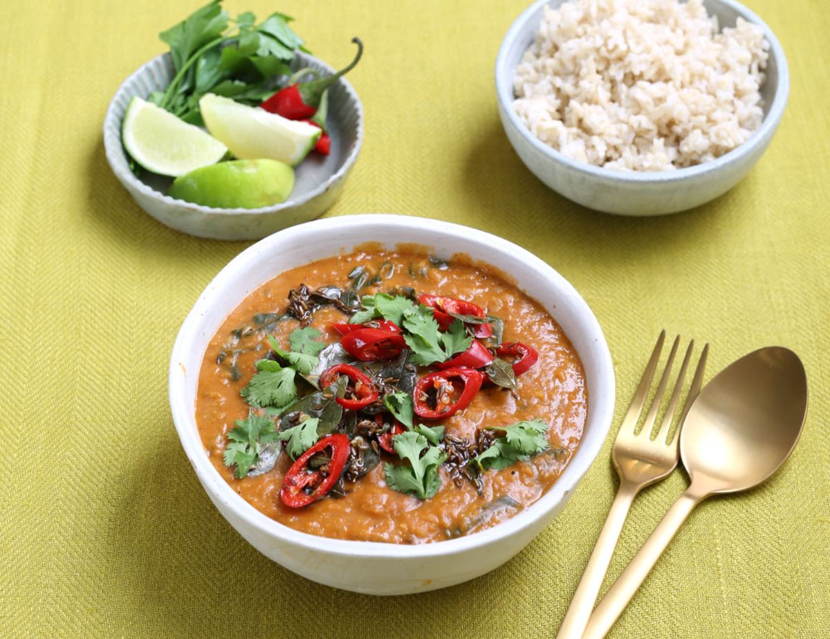 Coconut, Tomato & Lentil Curry Recipe Abel & Cole