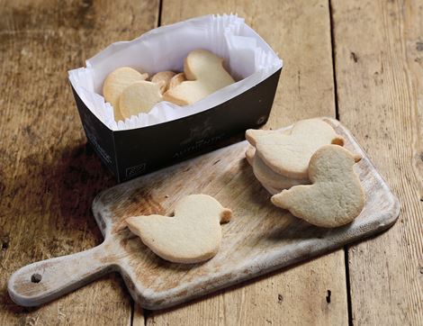 Shortbread Chick Biscuits, Organic, Authentic Bread Co. (160g)