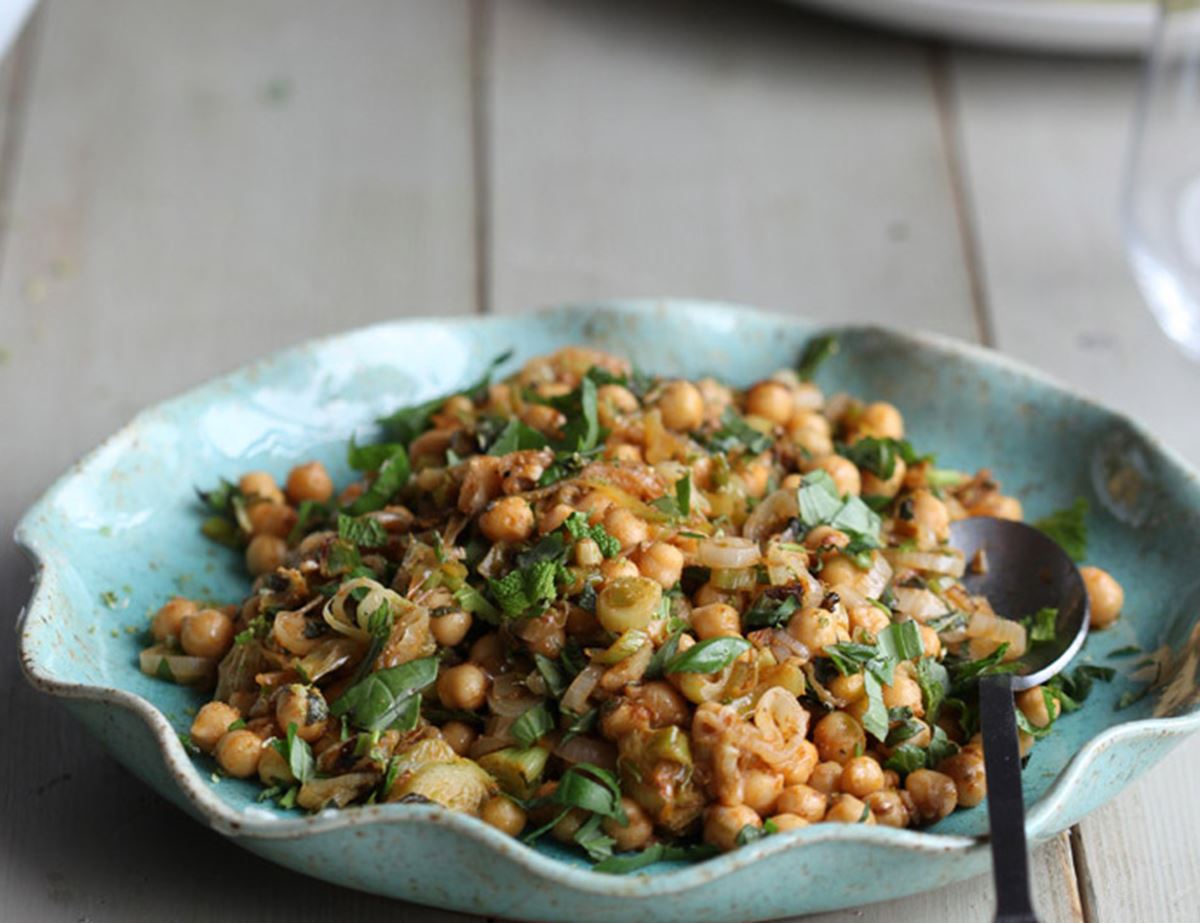 Sizzle & Spice Leek Chickpeas Recipe Abel & Cole